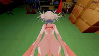 Cael POV blowjob o Himiko Toga cyn ffycin ei doggystyle.