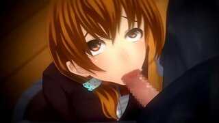 ���ോഴി hentai കഥകള് sucking cock and getting fucked in tight pussy