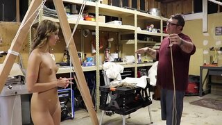 Christy Liebe Nackt Fesseln Gebunden Arme Brust