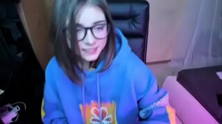 Pendejita playing with dildo